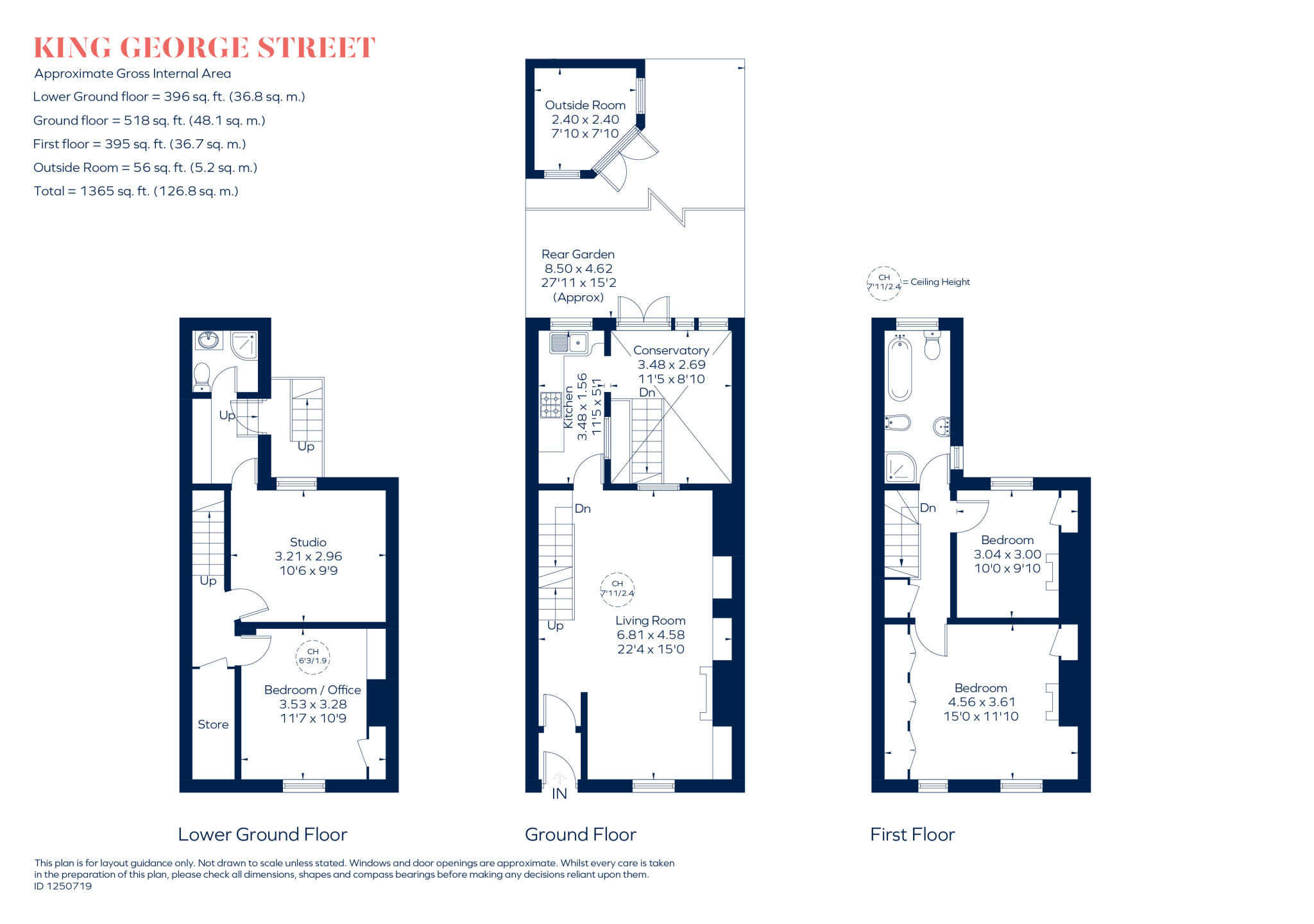 King George Street, London, SE10 floorplan