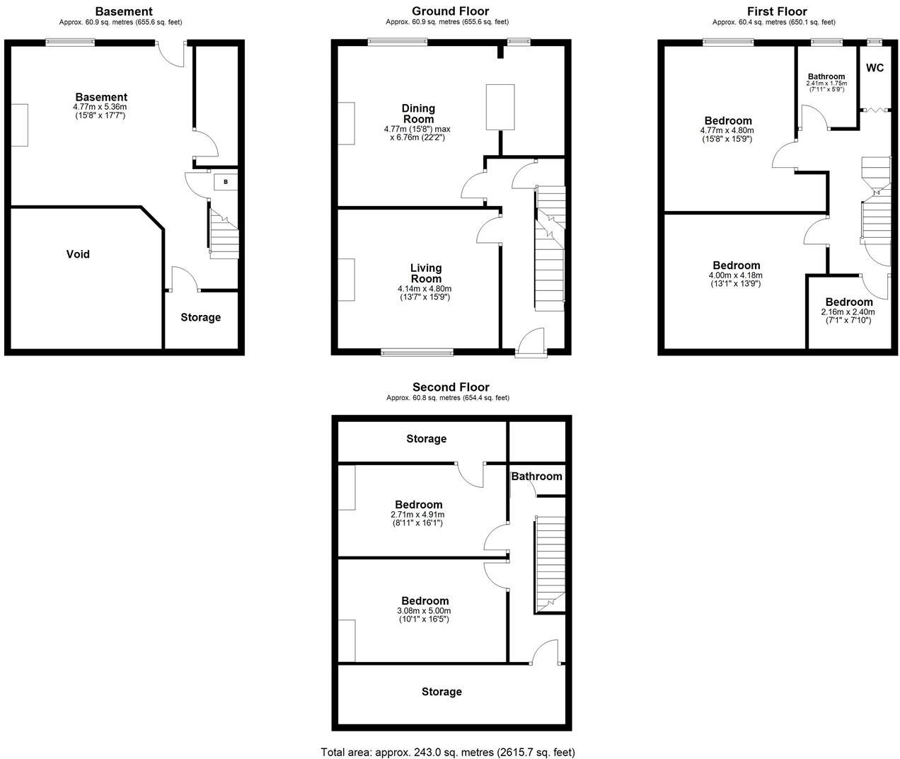 Springdale Avenue, Huddersfield floorplan