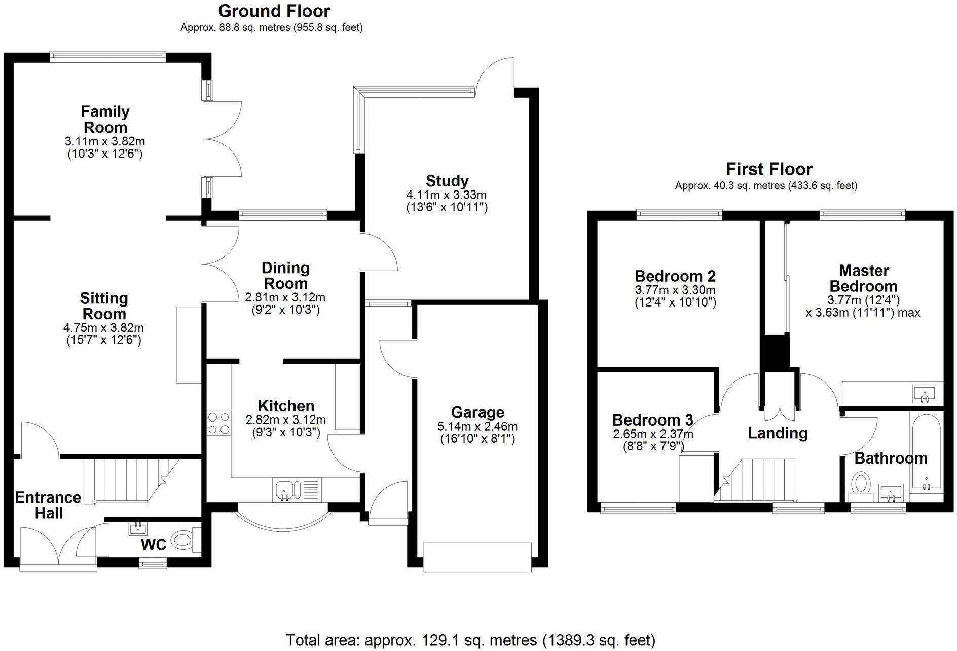 Cowleaze Close, Shrivenham, SN6 floorplan