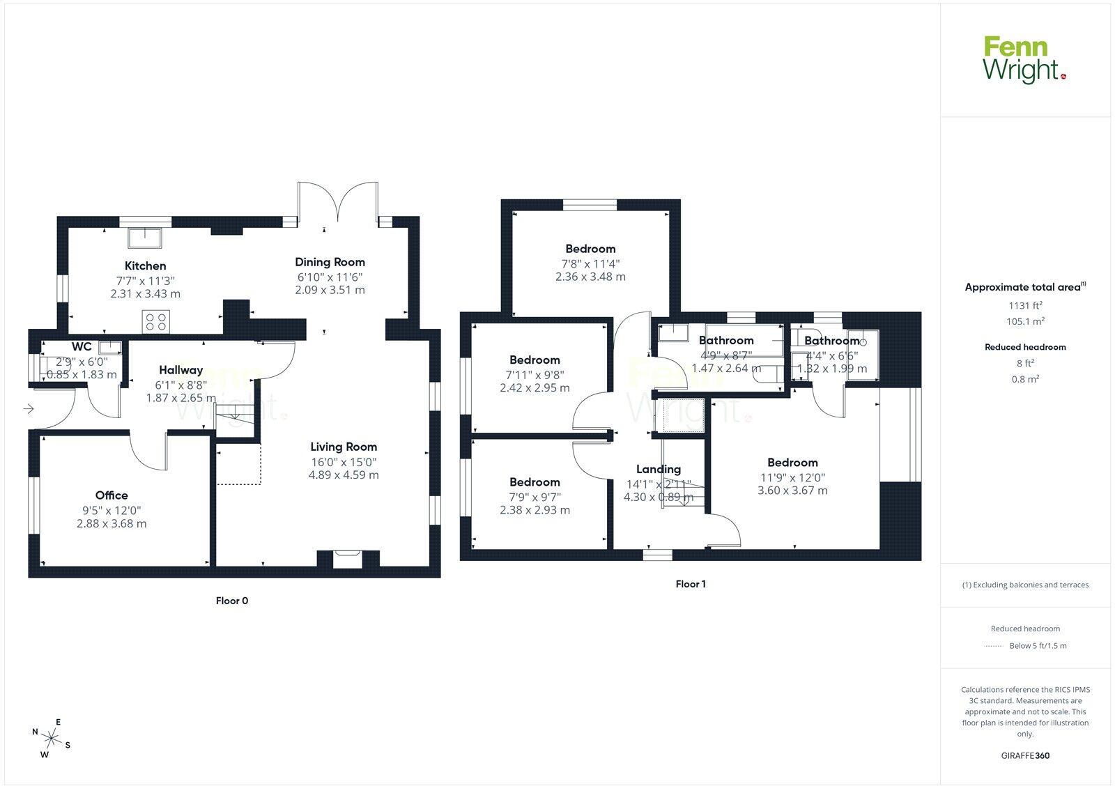 Hedgerows, Stanway, Colchester, Essex, CO3 floorplan