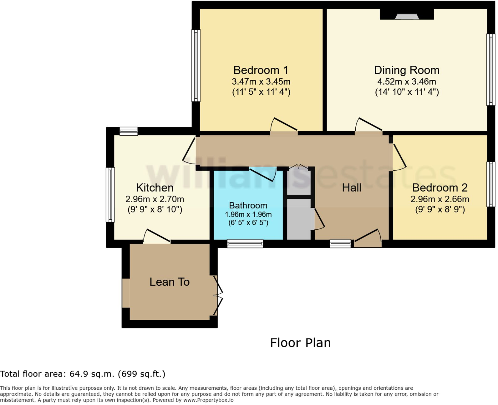 Maes Gogor, Llansannan, LL16 floorplan