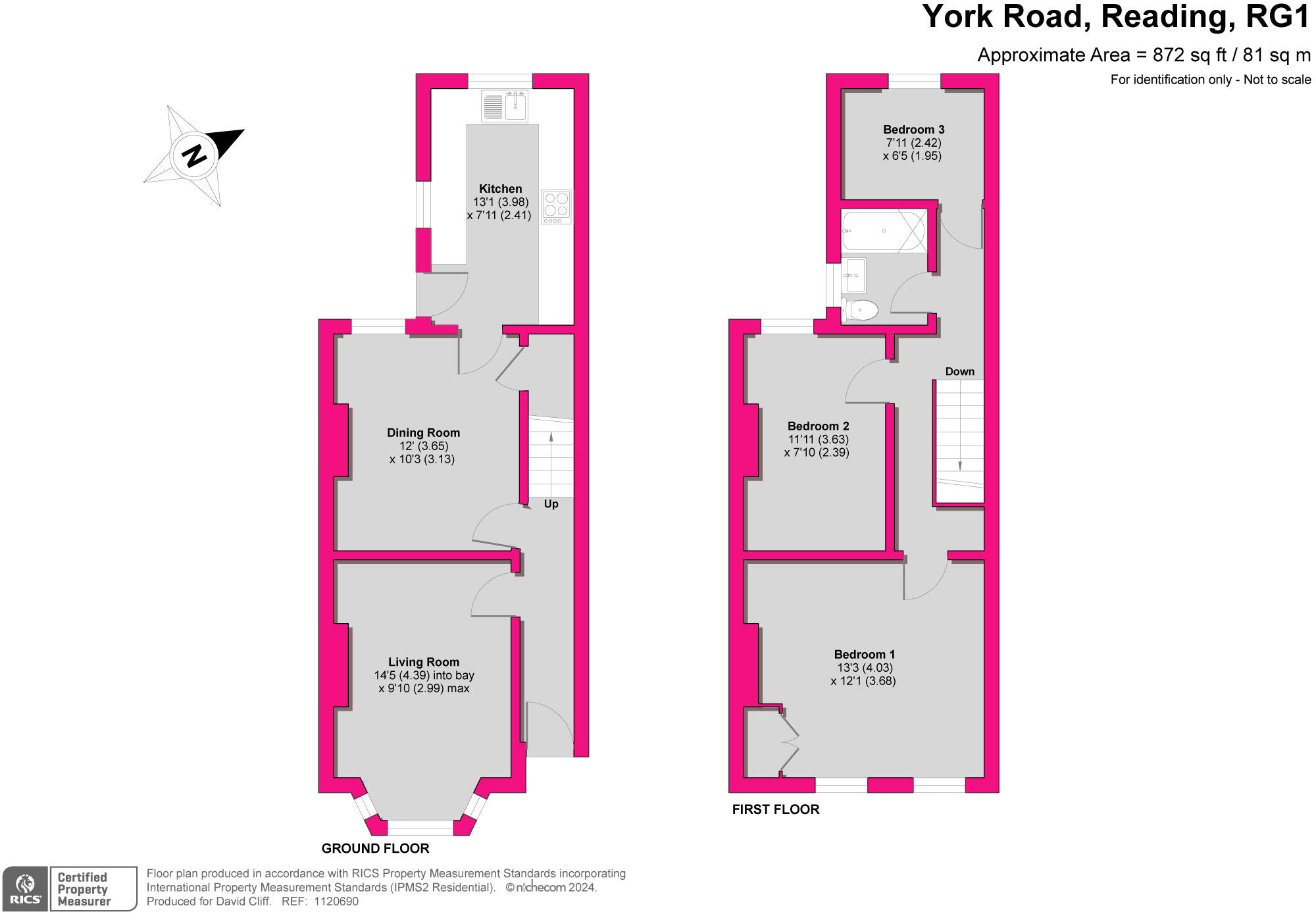 York Road, Reading, Berkshire, RG1 floorplan