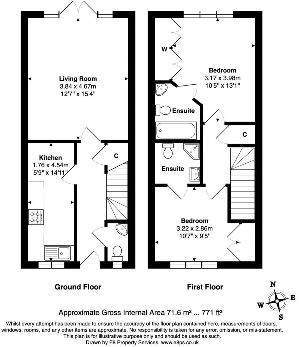 St Christopher's Place, Cowley floorplan