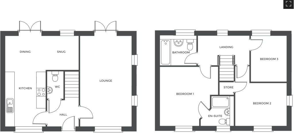 Plot 153, The Appledore, Morecroft Way, Handsacre, WS15 floorplan