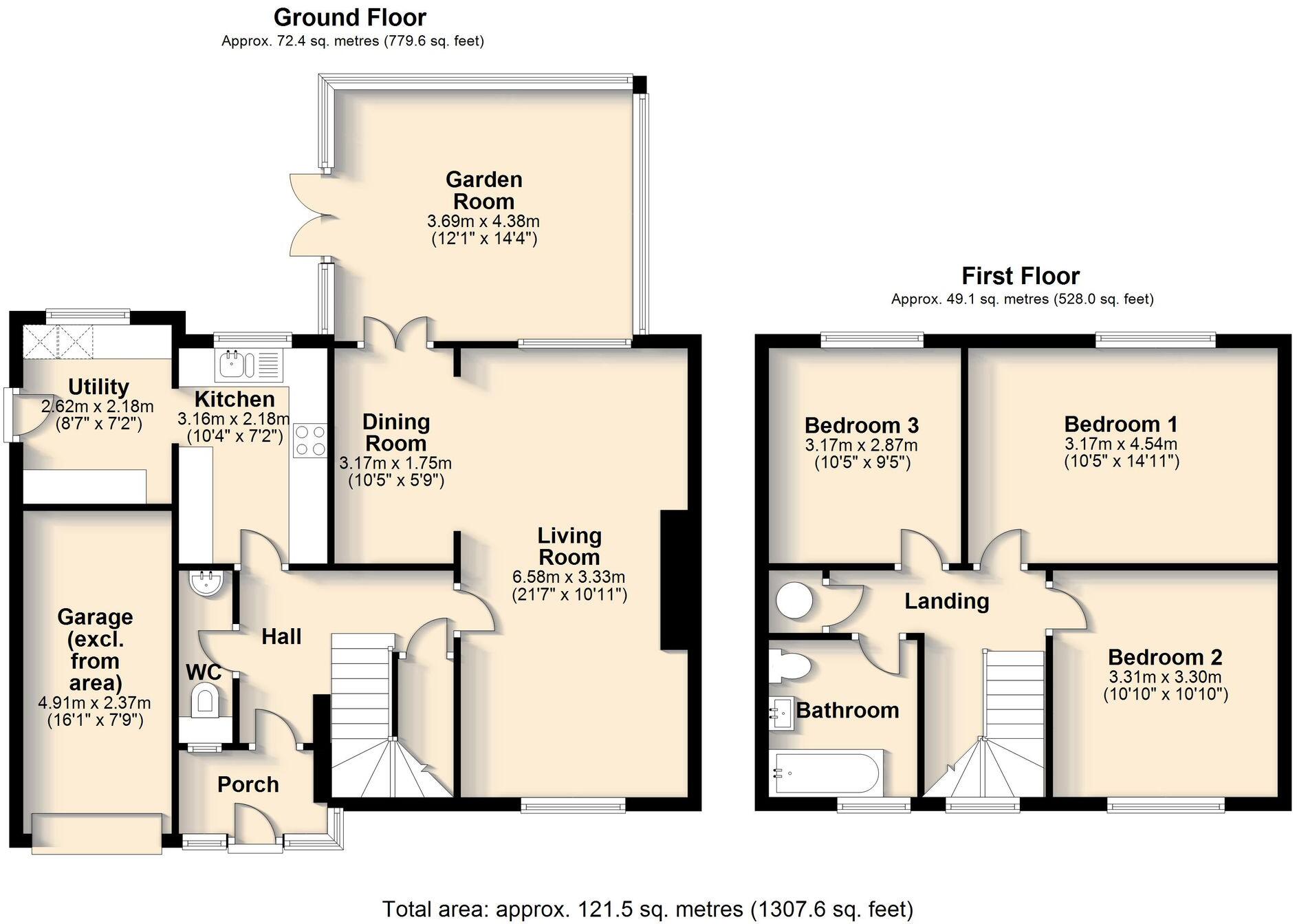 Beaumont Road, Cambridge, CB1 floorplan