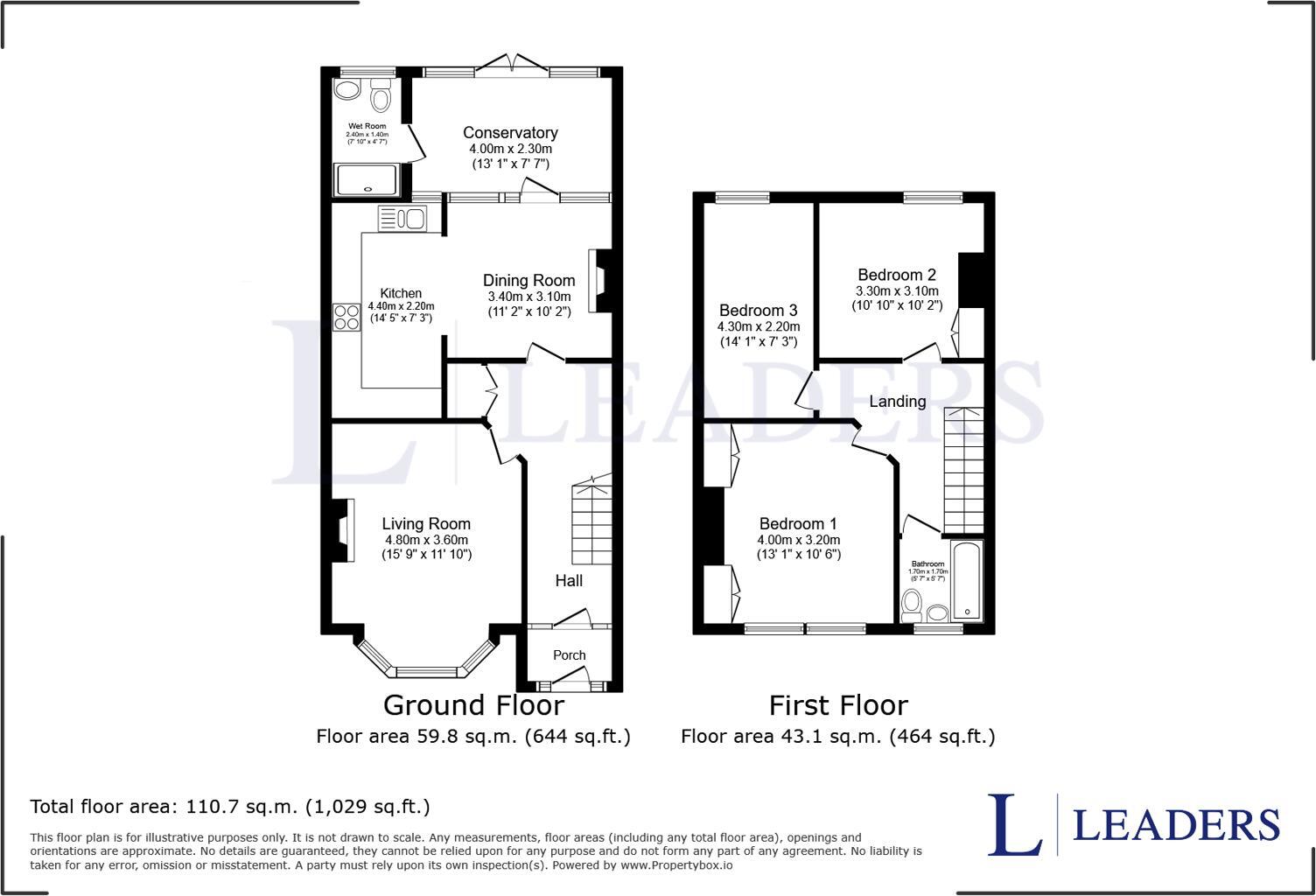 Lynton Grove, Portsmouth, Hampshire floorplan