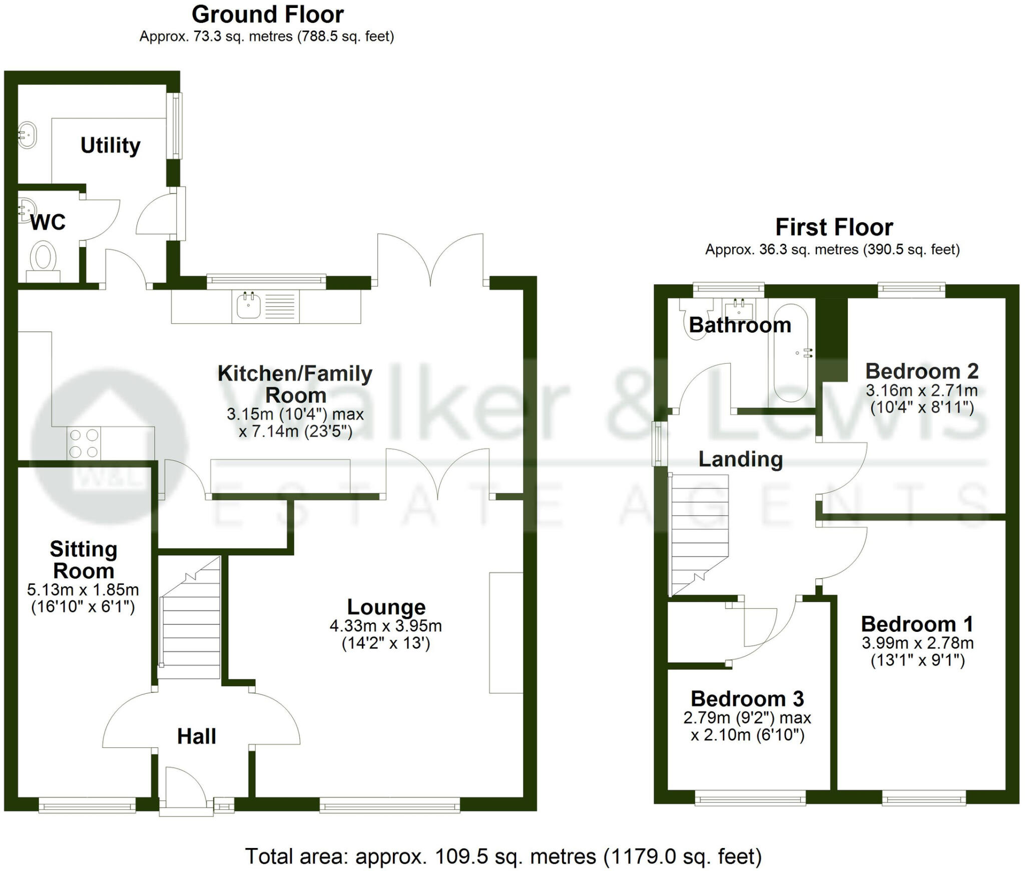 Hilltop Avenue, Cilfynydd, Pontypridd, Mid Glamorgan, CF37 4HZ floorplan