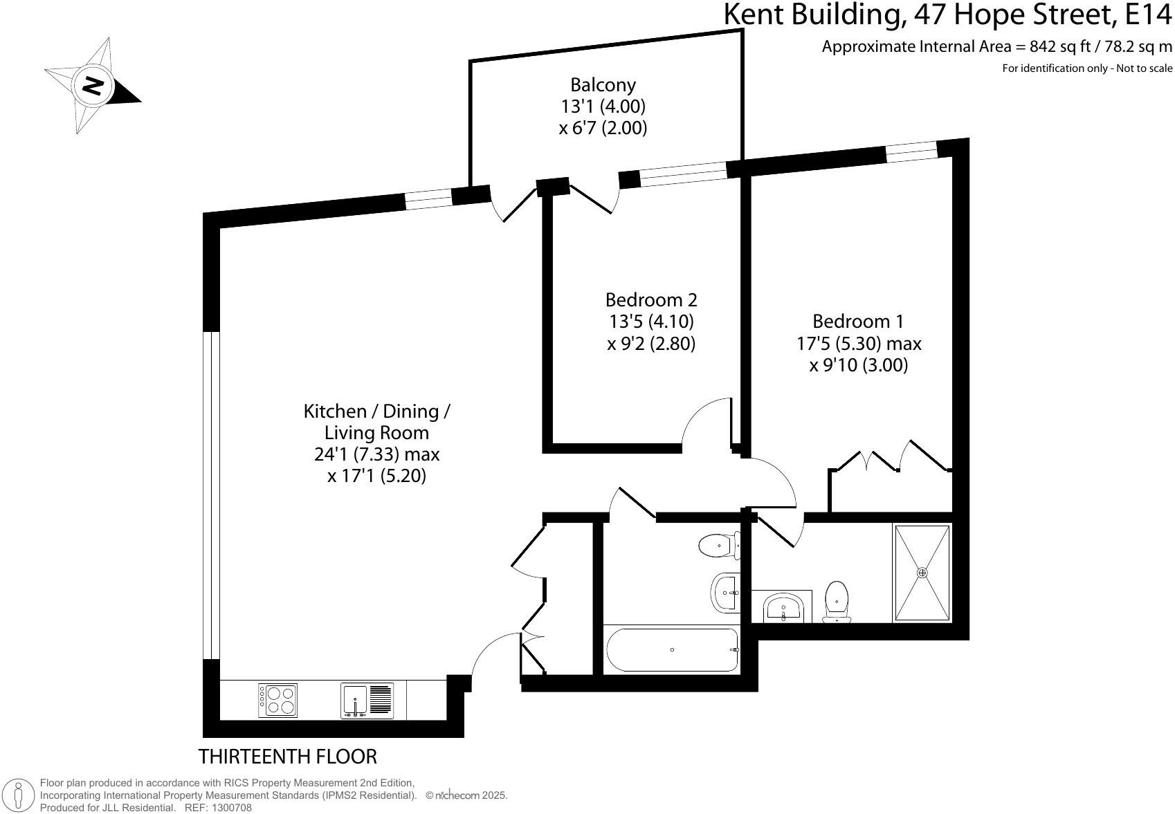 Hope Street London E14 floorplan
