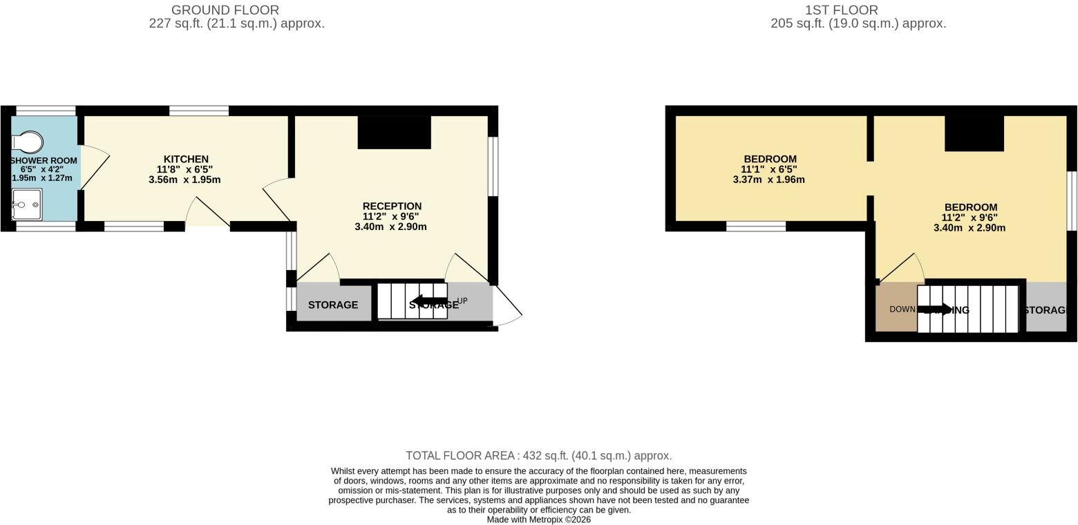 10 Clay Road, Caister-on-Sea, Great Yarmouth, Norfolk, NR30 5HB floorplan