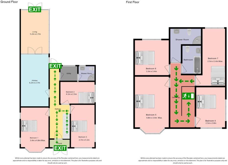 Wilbraham Road - Fallowfield - £175 PPPW floorplan