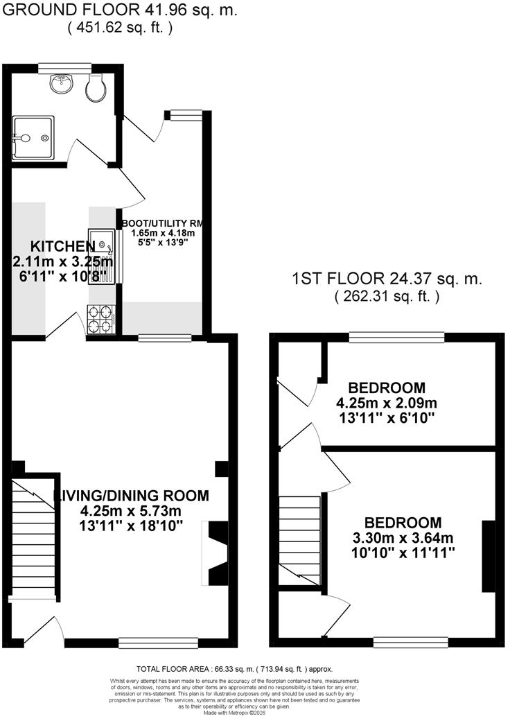 Charlotte Row, Ellesmere. floorplan