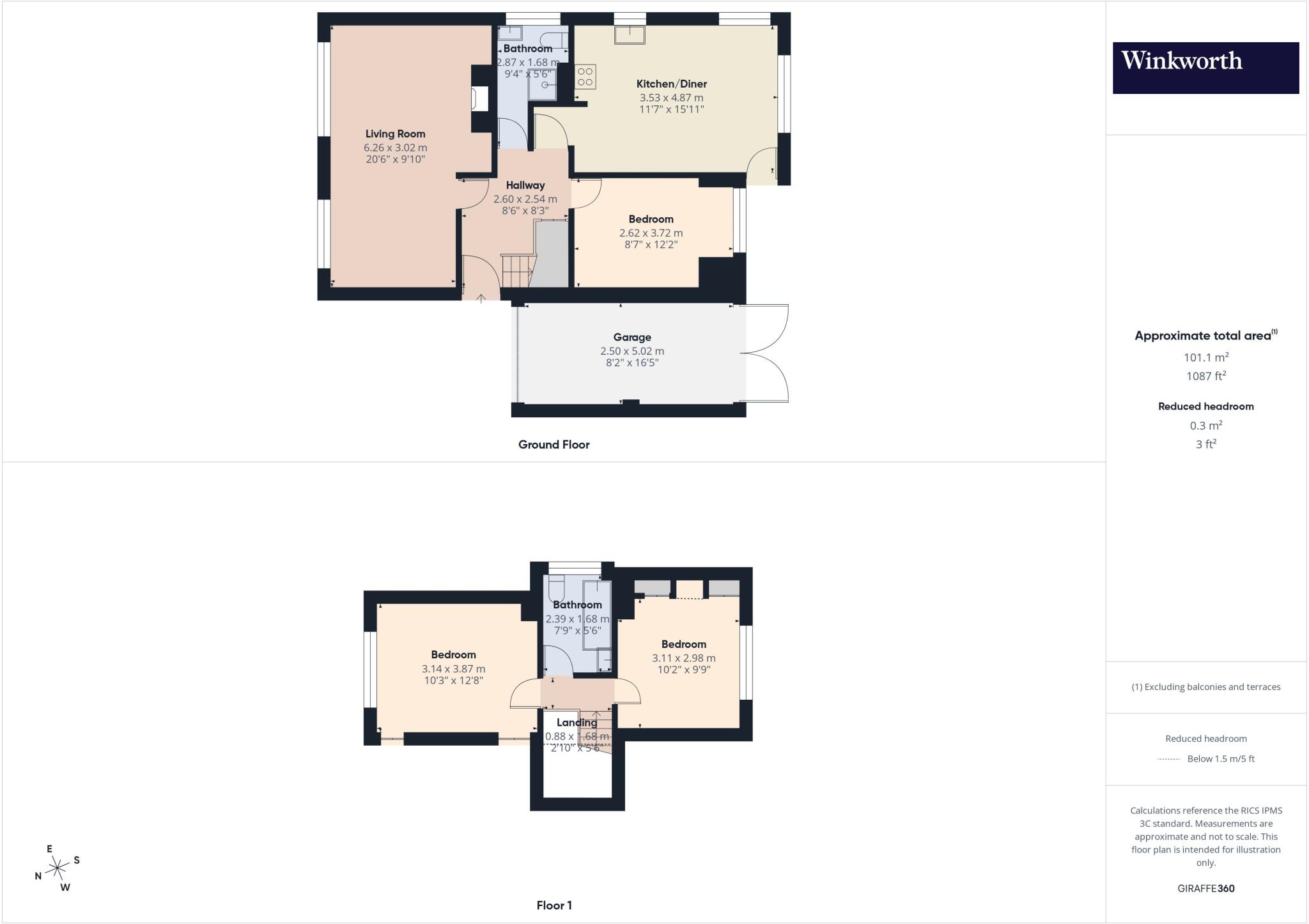 Birch Close, Sonning Common, Reading, Oxfordshire, RG4 floorplan