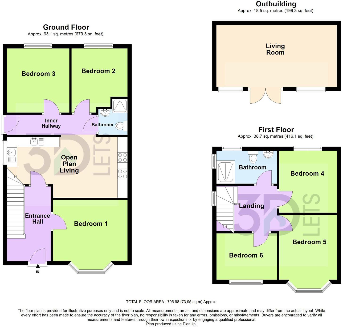 Rolleston Drive, Lenton floorplan