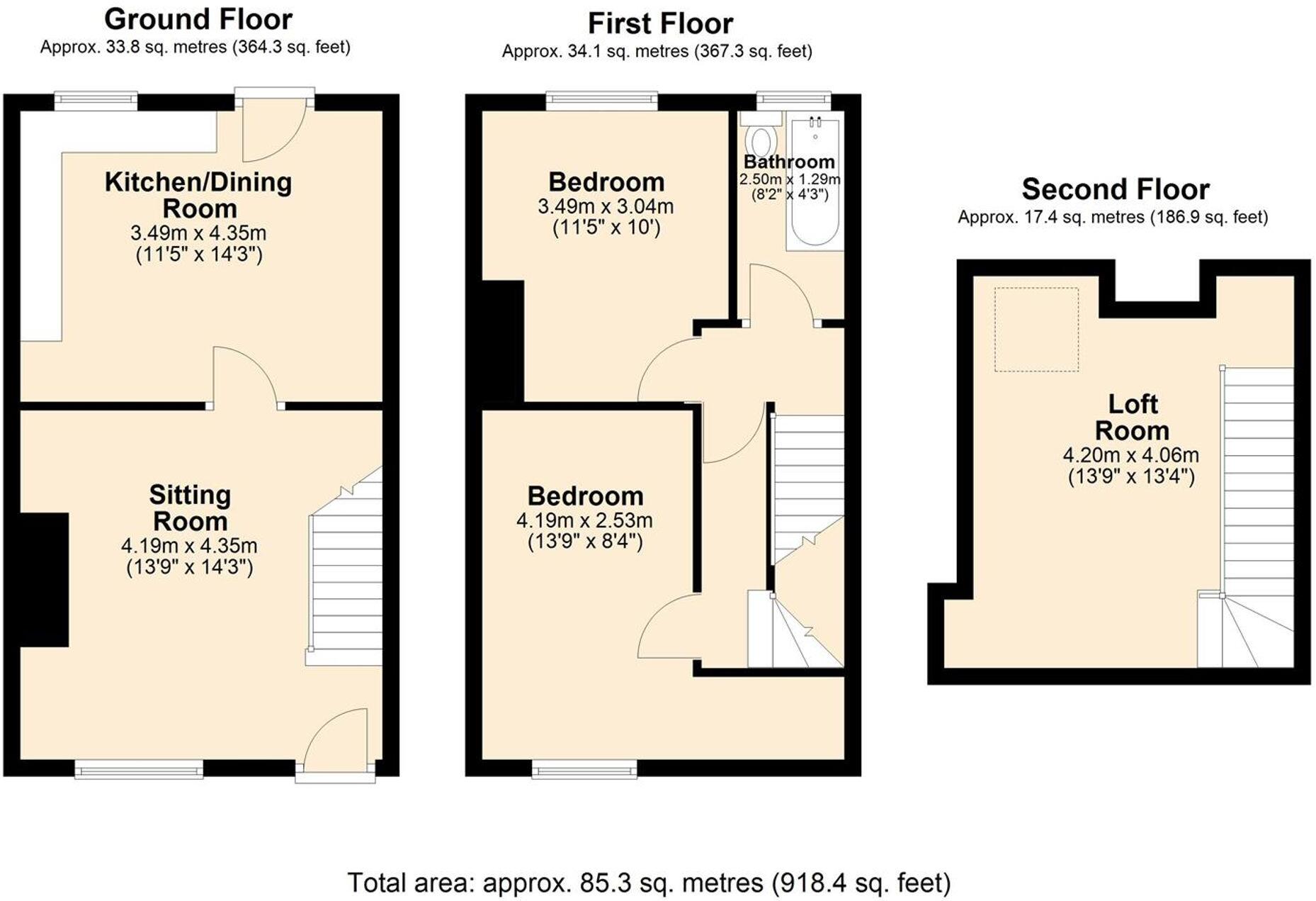 Leigh Road, Atherton, M46 floorplan