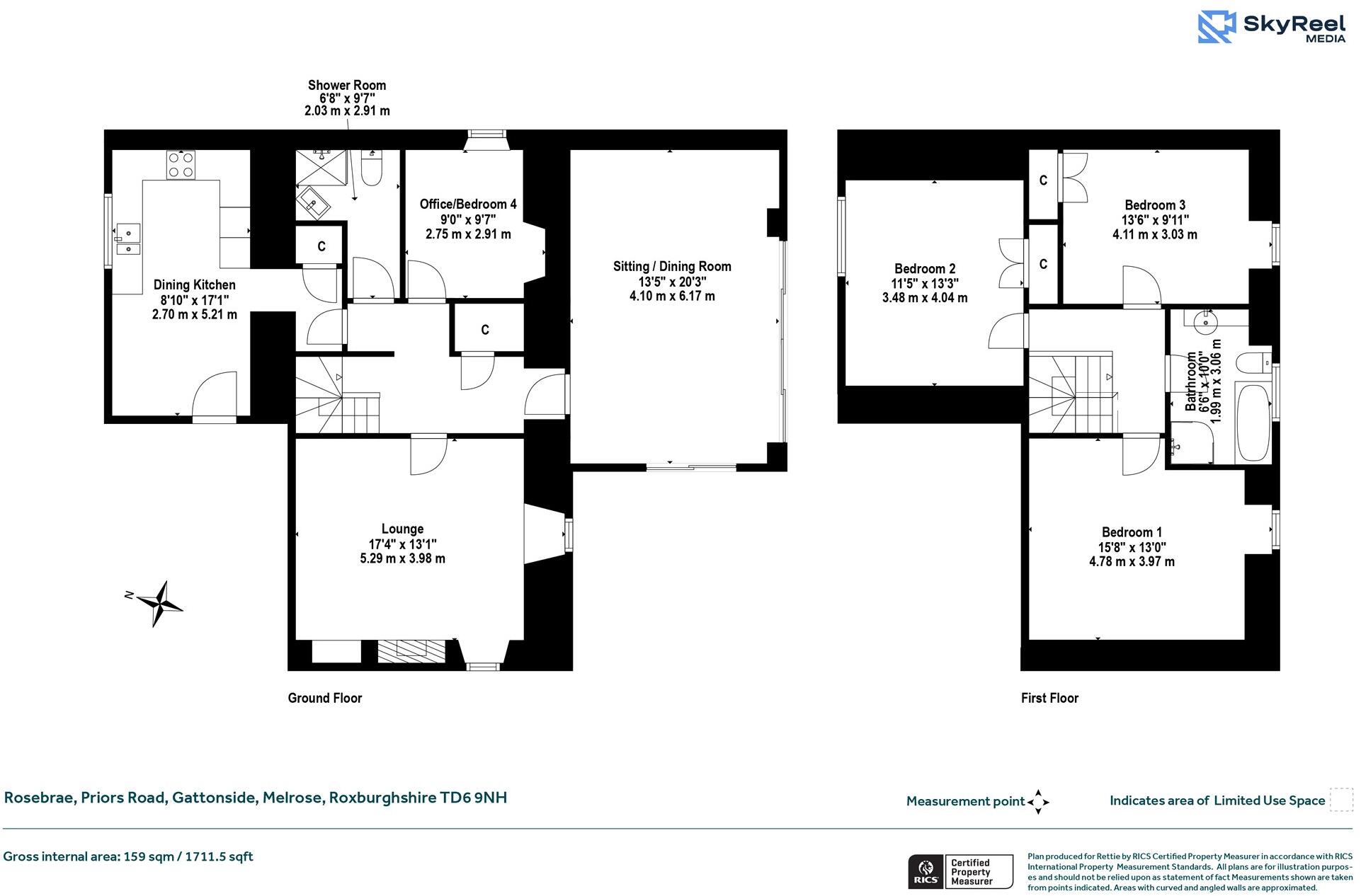 Gattonside, Melrose, Scottish Borders floorplan