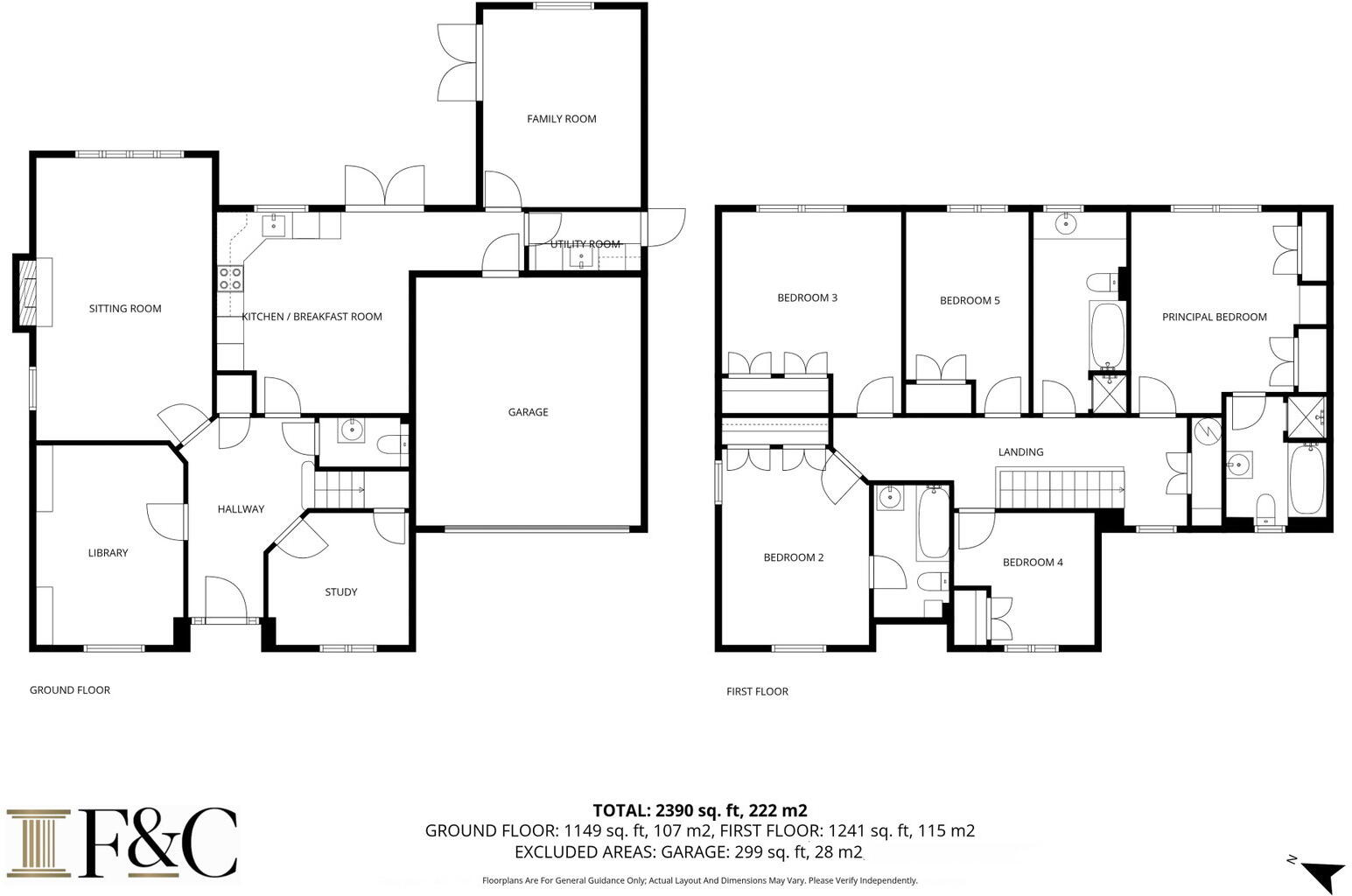 Pond Field End, Great Woodcote Park, Loughton IG10 floorplan