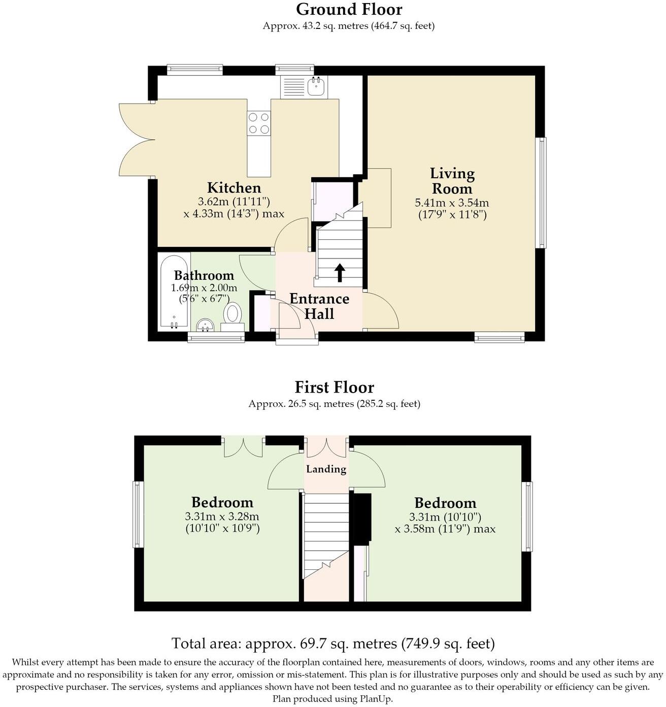 Field Lane, Kessingland floorplan