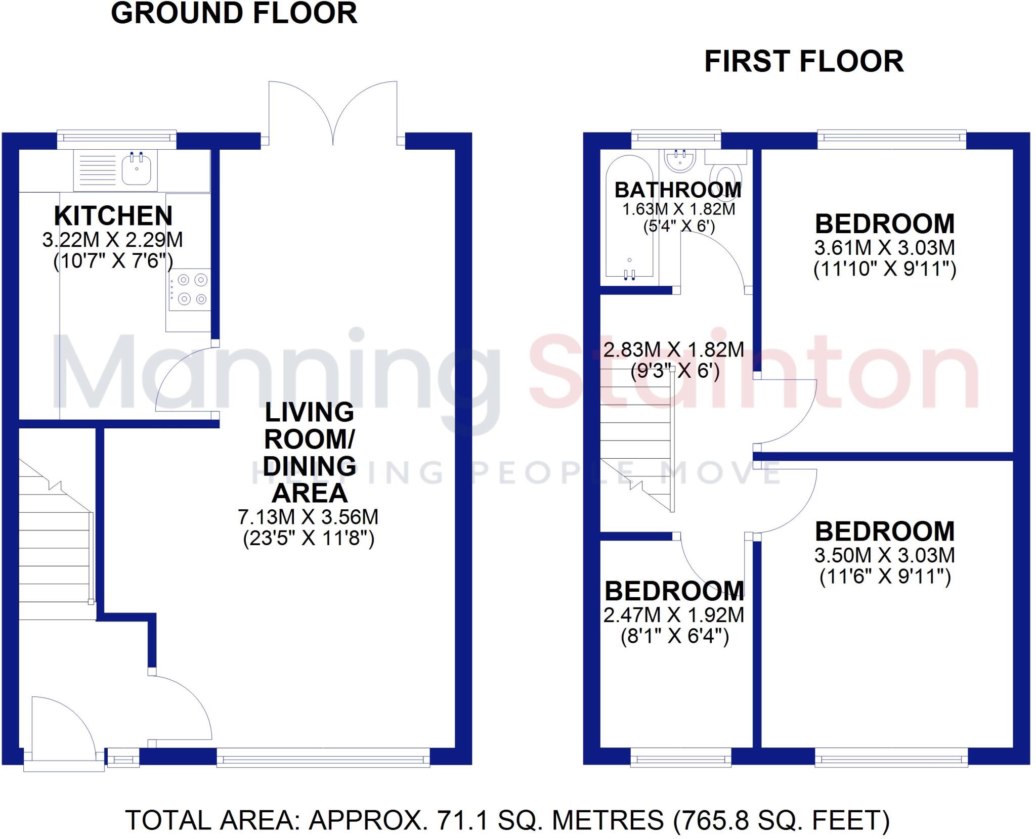 Lumby Lane, Pudsey, West Yorkshire floorplan