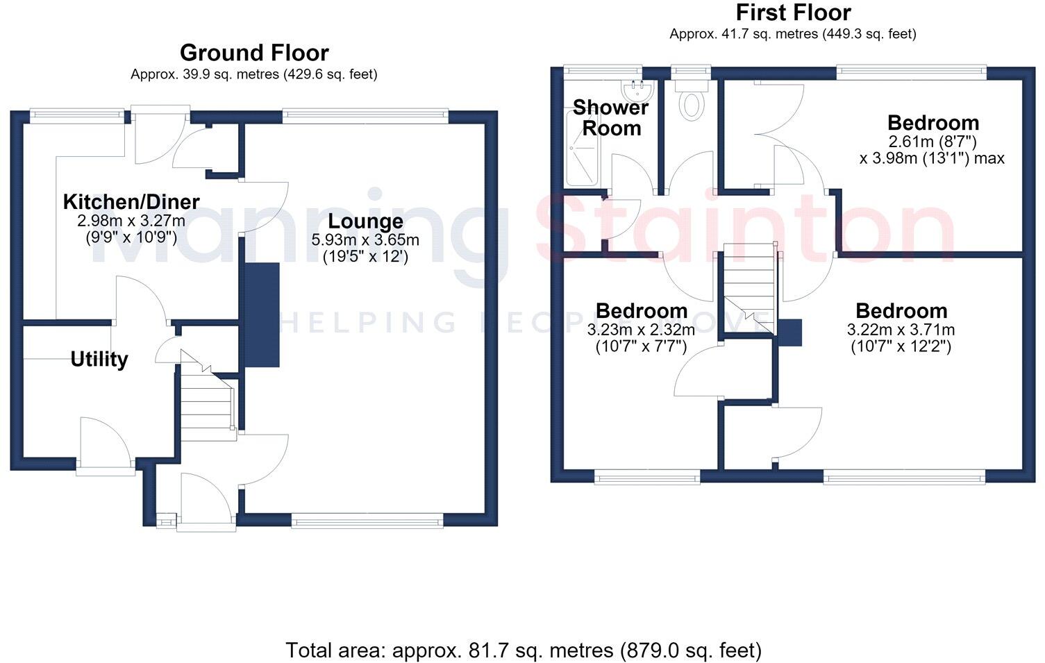 Redhall Crescent, Leeds, West Yorkshire floorplan