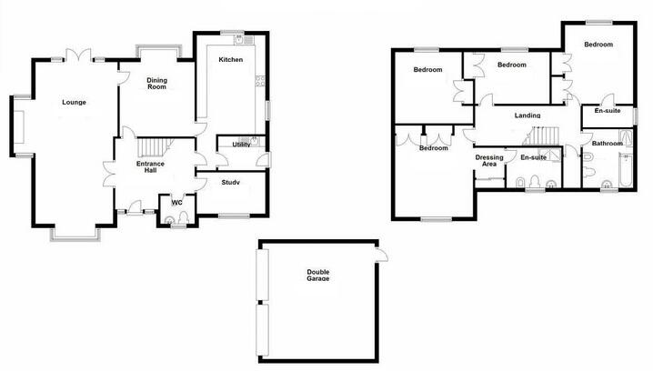 The Quickthorns, Oadby, Leicester floorplan