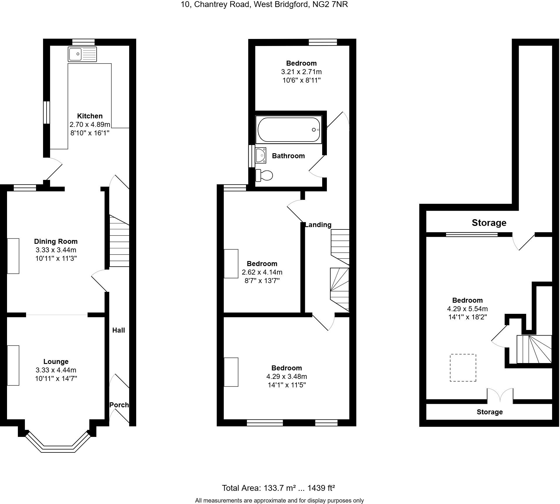 Chantrey Road, West Bridgford, Nottingham, Nottinghamshire, NG2 floorplan
