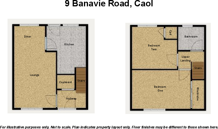 9 Banavie Road, Caol, Fort William, Highland, PH33 7HY floorplan