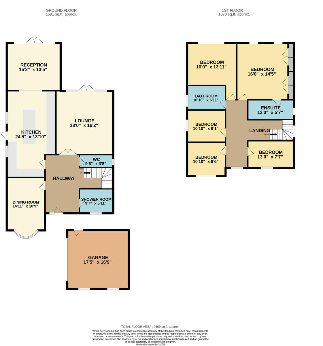 Hullbridge Road, Rayleigh, SS6 floorplan
