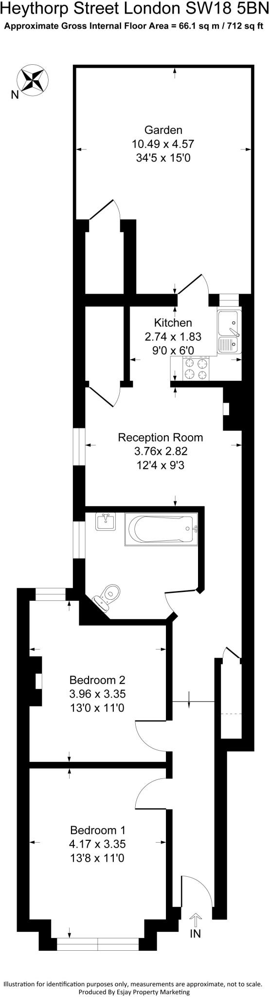Heythorp Street, Southfields, SW18 floorplan
