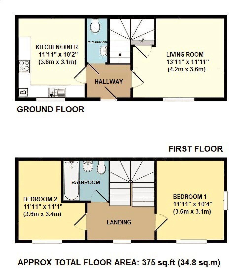 Kents Lane, Wellswood, Torquay floorplan