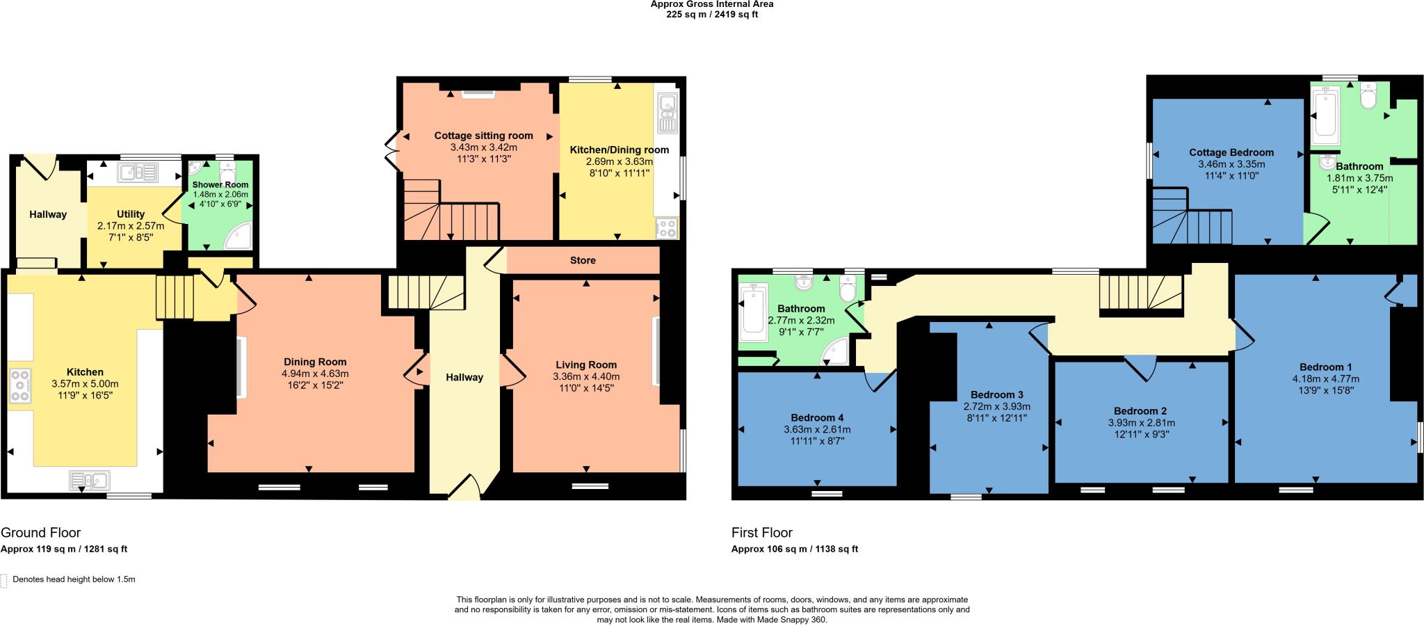 Eastcott, Bude, Cornwall, EX23 floorplan