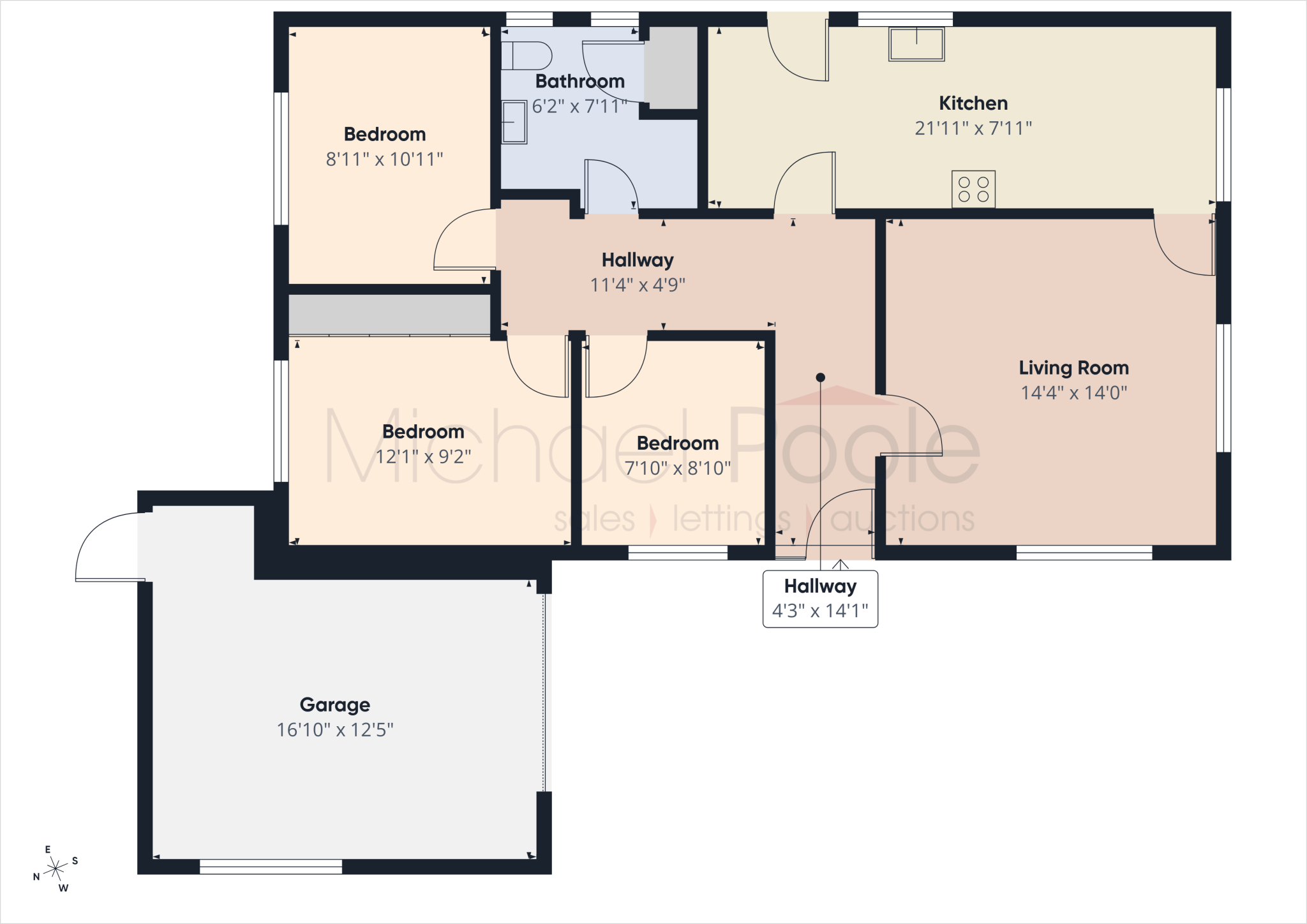 Ryelands Park, Easington floorplan