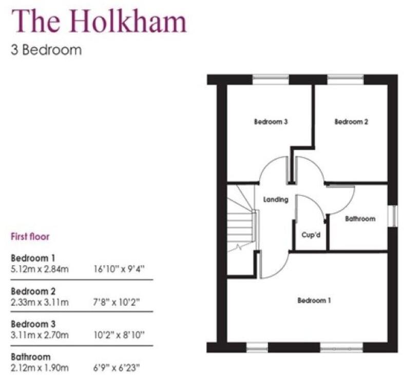 Galloway Close, Hampton Woods, Peterborough floorplan