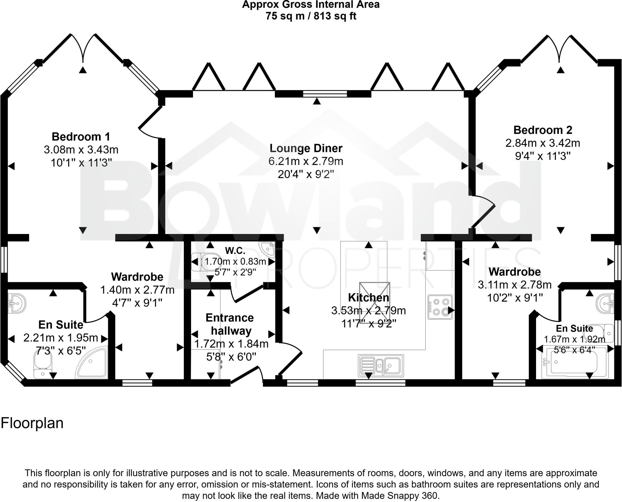 Tydd St Giles Golf and Country Club, Kirkgate PE13 5NZ floorplan