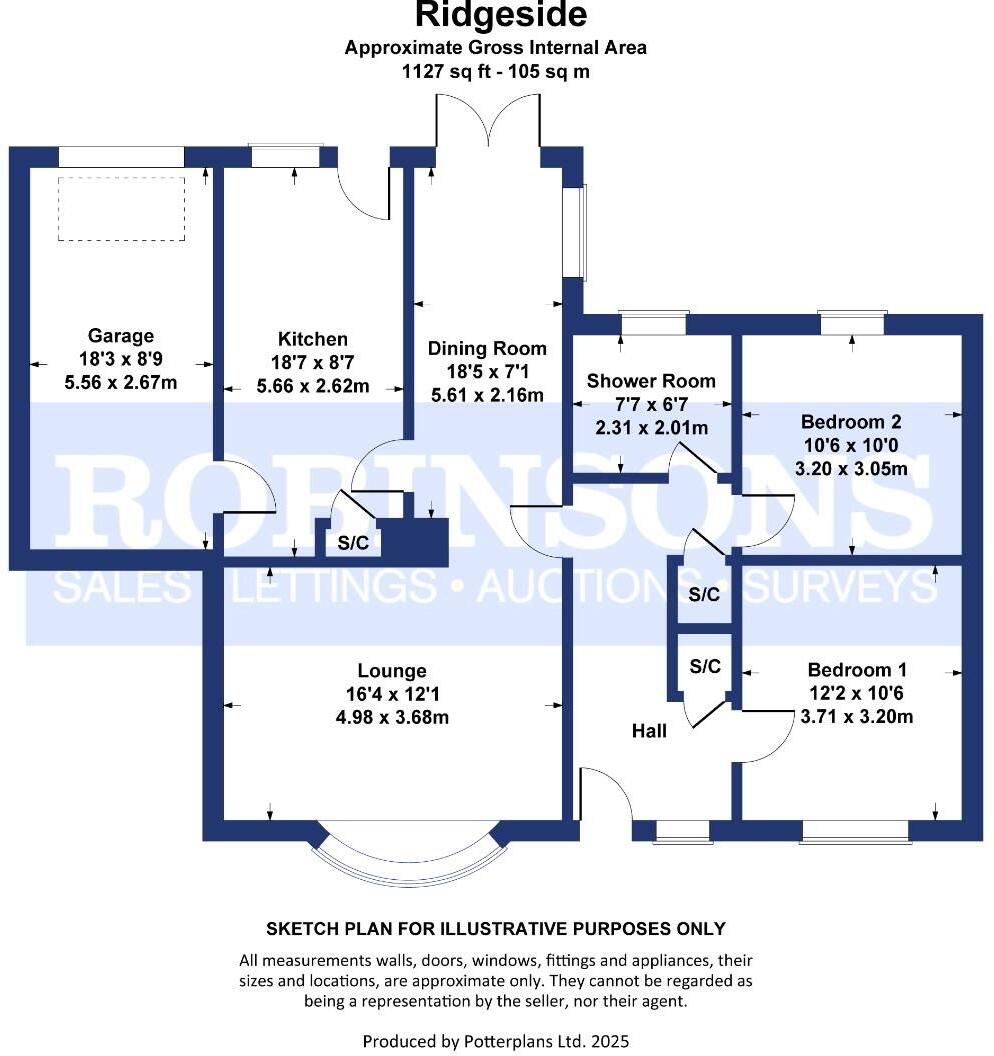 Ridgeside, Kirk Merrington, Spennymoor floorplan