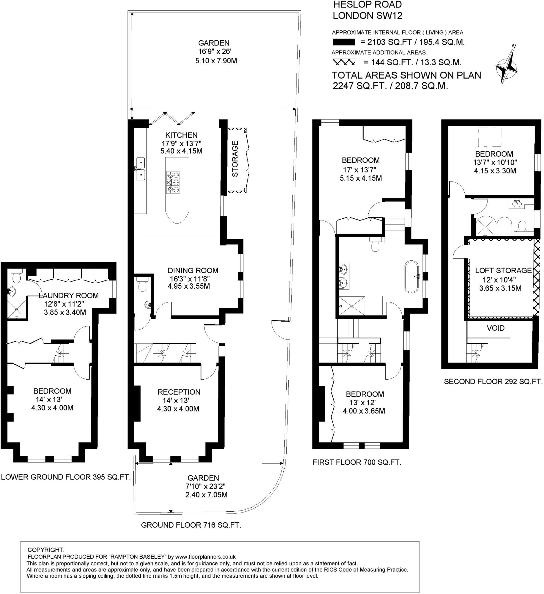 Heslop Road, SW12 floorplan