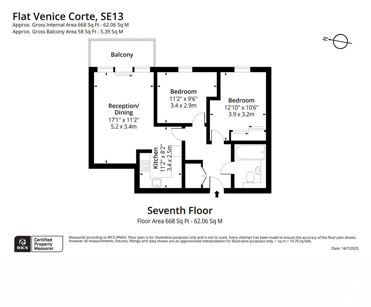 Elmira Street, London, SE13 floorplan