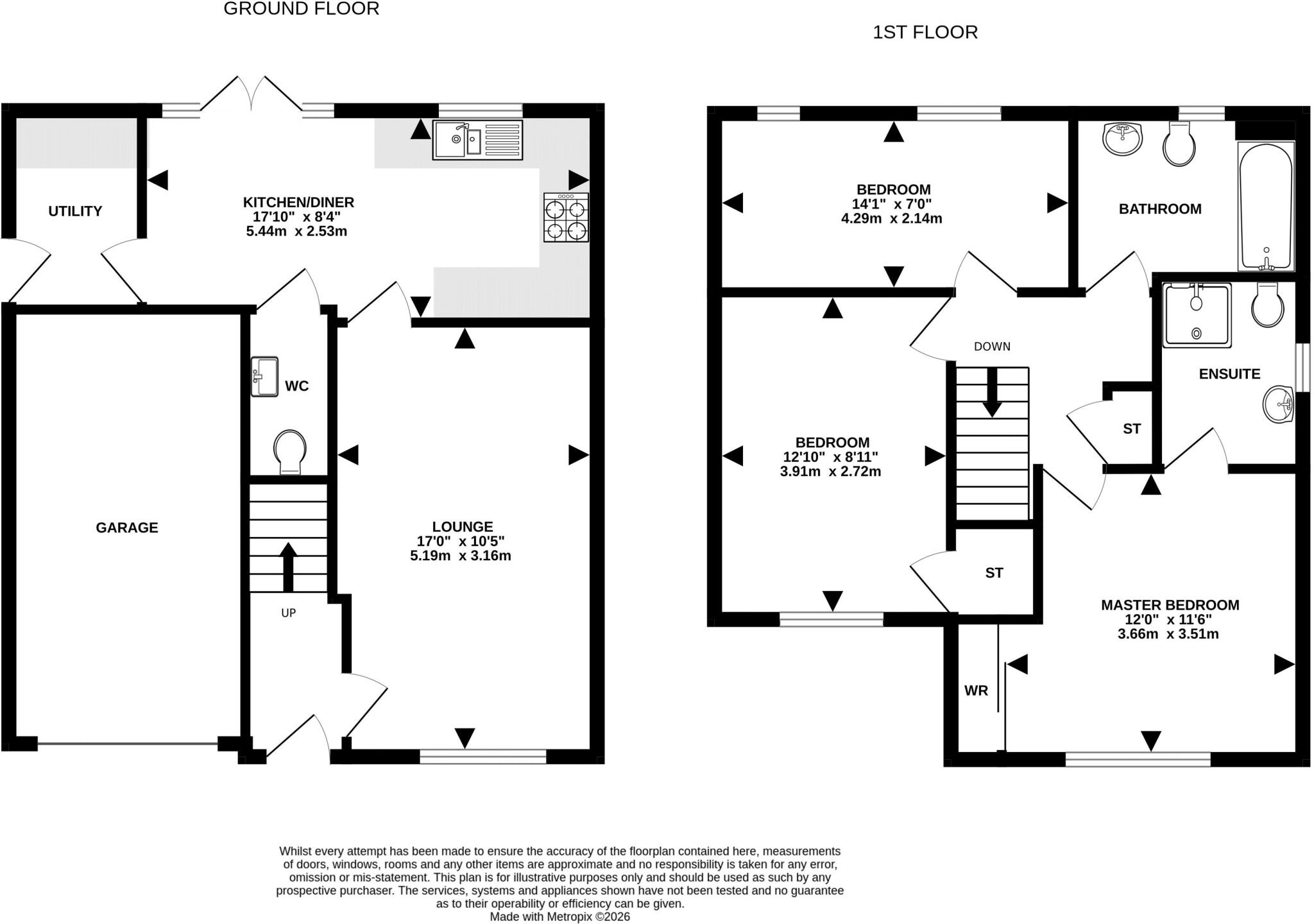Plot 101, Chantry Park, Market Rasen floorplan