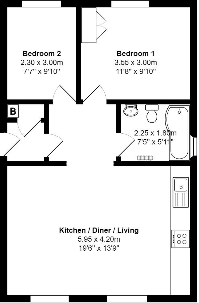 Fairways House, Old sunway floorplan
