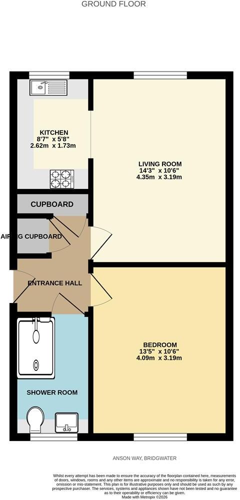 Anson Way, Bridgwater floorplan