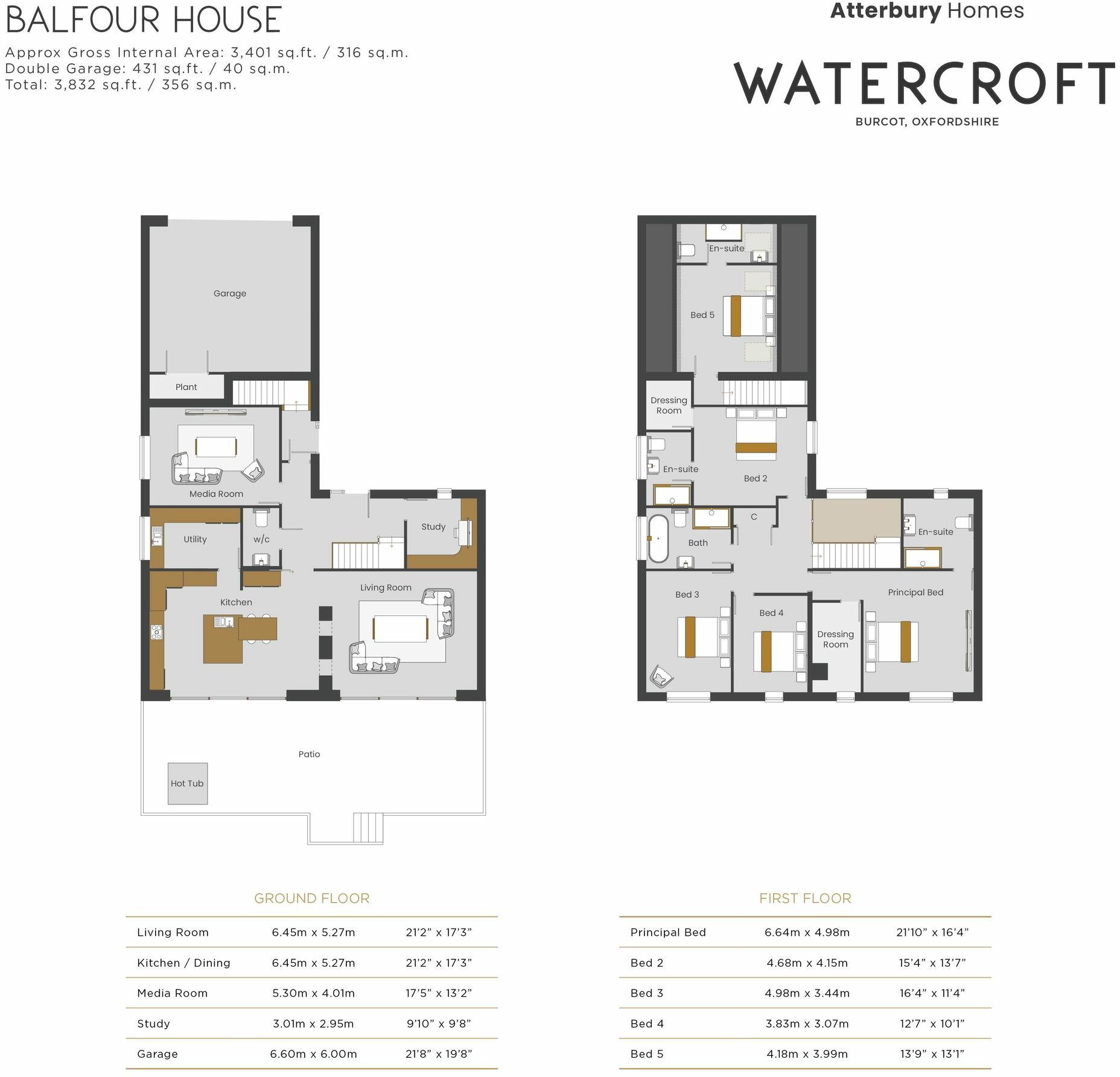Balfour House, Burcot, OX14 floorplan