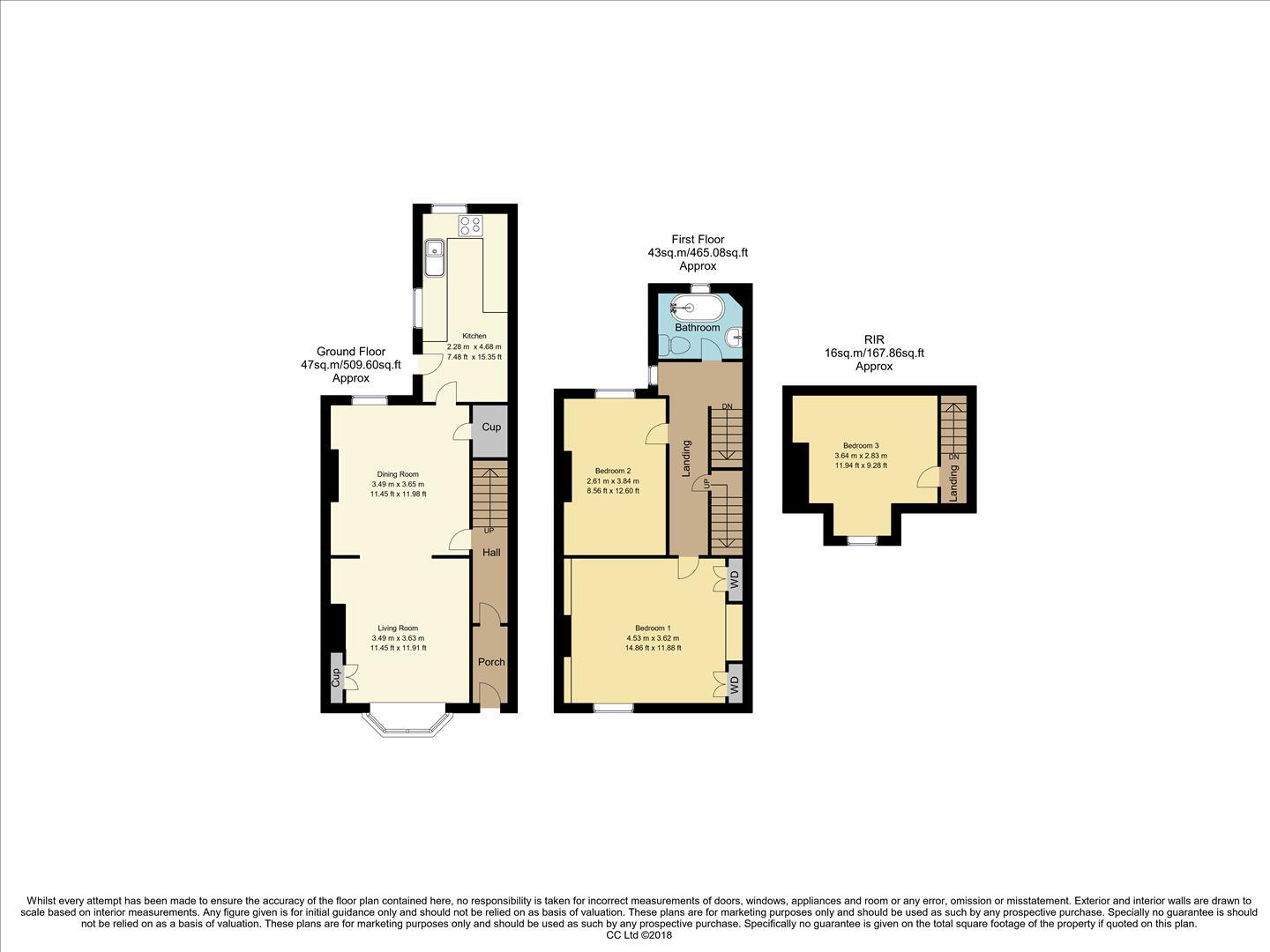 Westfield Lane, Mansfield floorplan
