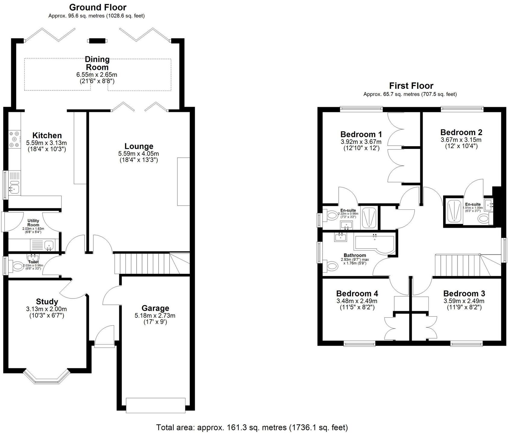 Bannister Gardens, Royston, SG8 floorplan