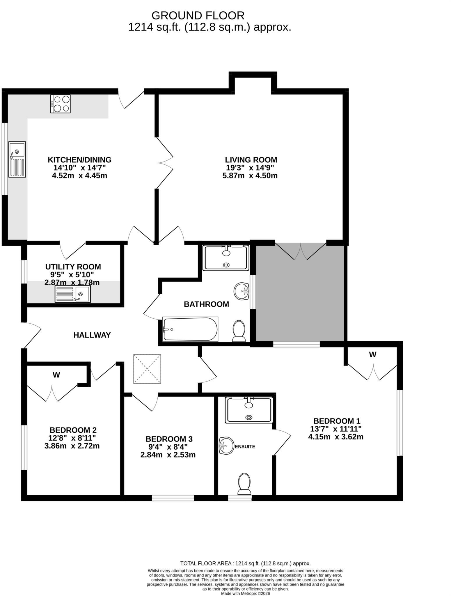 Halesworth Road, Reydon floorplan
