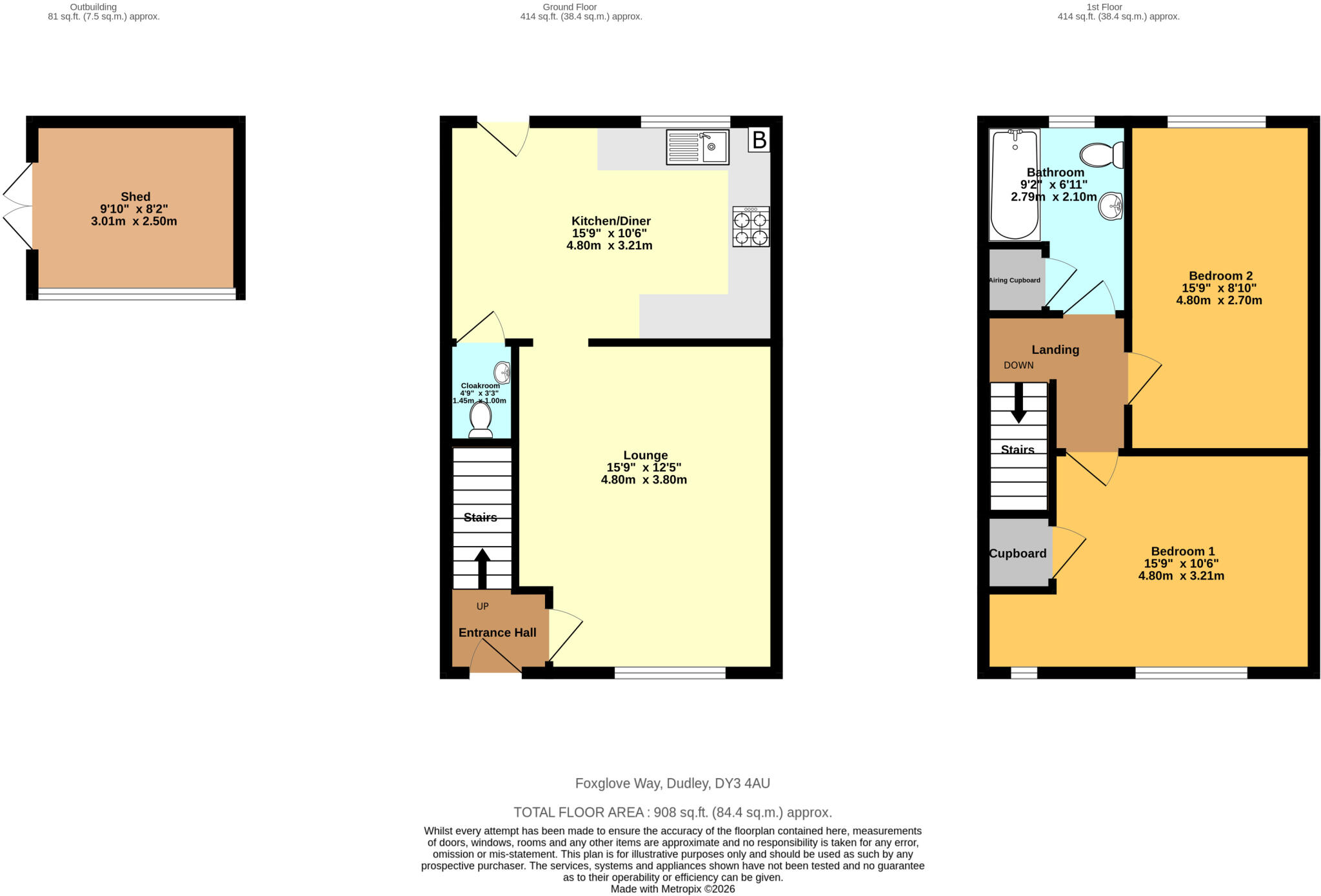 Foxglove Way, Dudley, DY3 floorplan