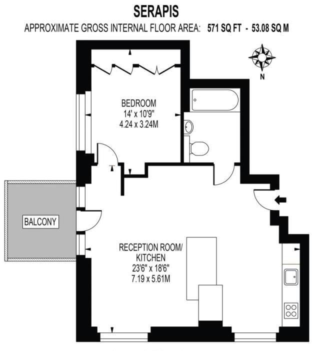 Serapis House, Goodluck Hope Walk, London, E14 floorplan