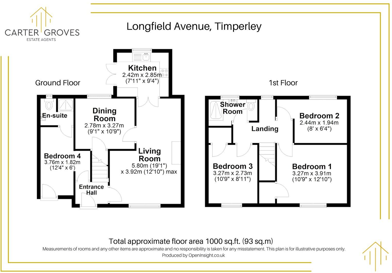 Longfield Avenue, Timperley, Altrincham, Greater Manchester, WA15 floorplan