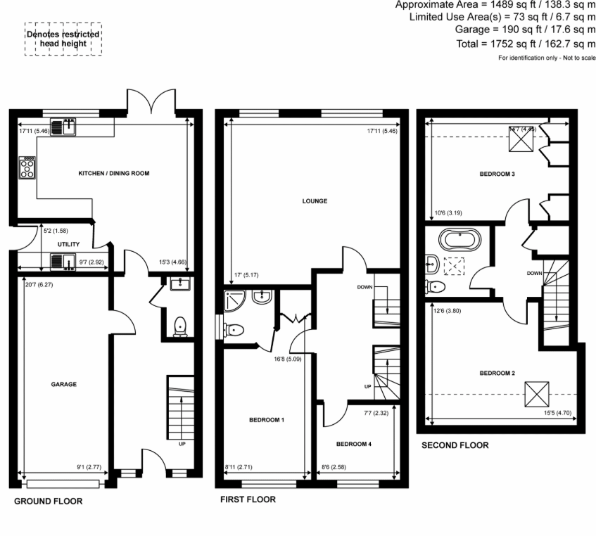 Grange Road, New Haw, KT15 floorplan