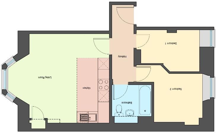 Baxter Park Terrace, Dundee, DD4 floorplan