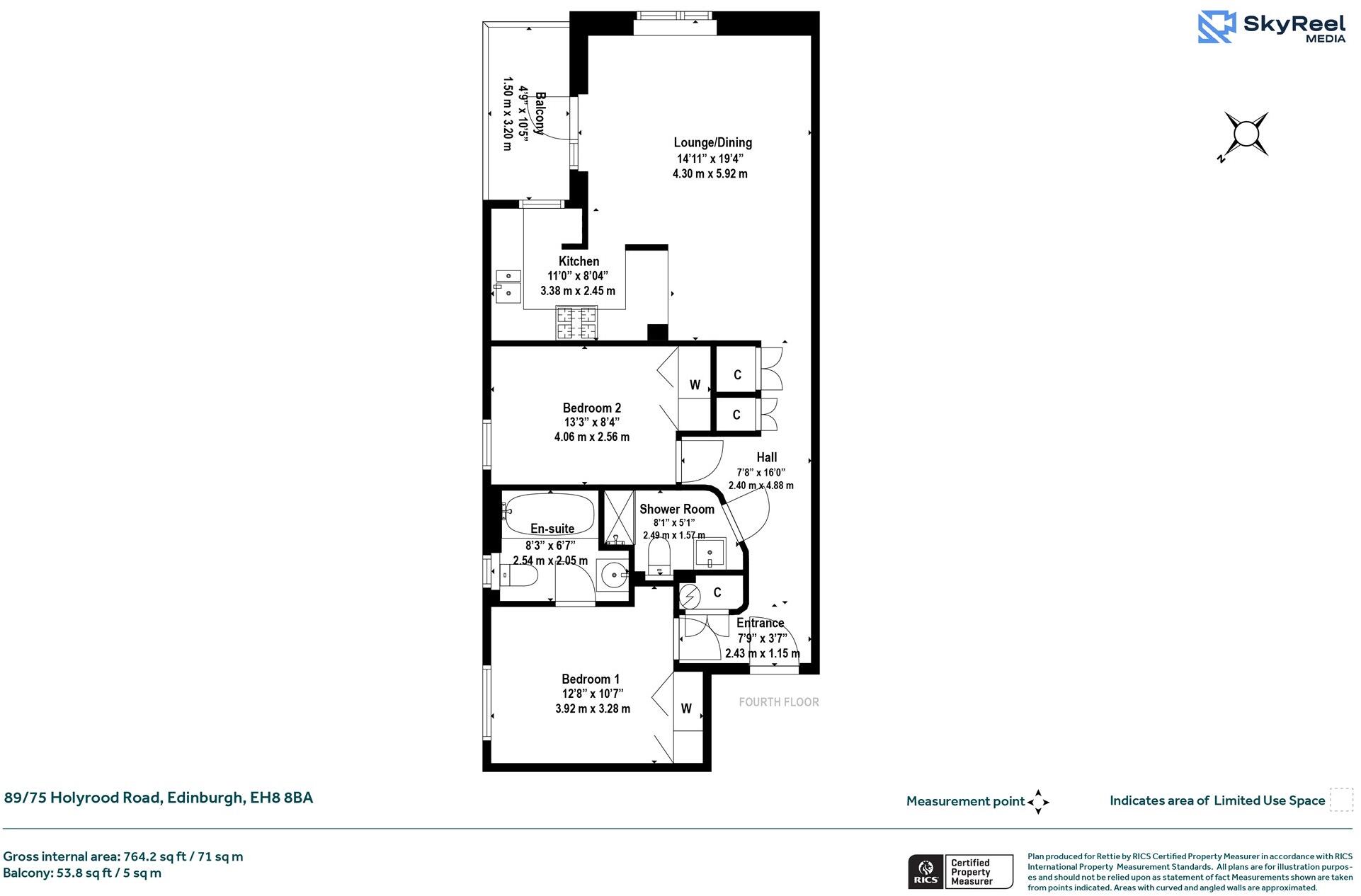 Holyrood Road, Holyrood, Edinburgh floorplan