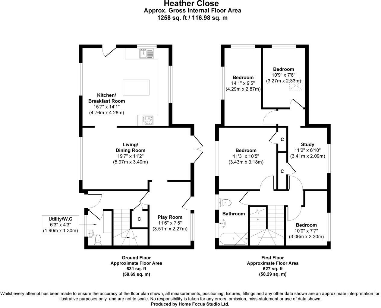 Heather Close, West Ashling, Chichester floorplan